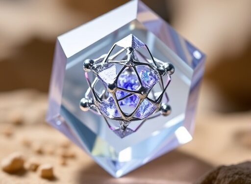 Scientists Discover Never-Before-Seen Woven Structure Naturally Forming Inside a Crystal
