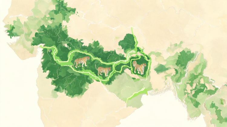 Tiger Conservation Map Reveals Central India’s Critical Forest Corridors