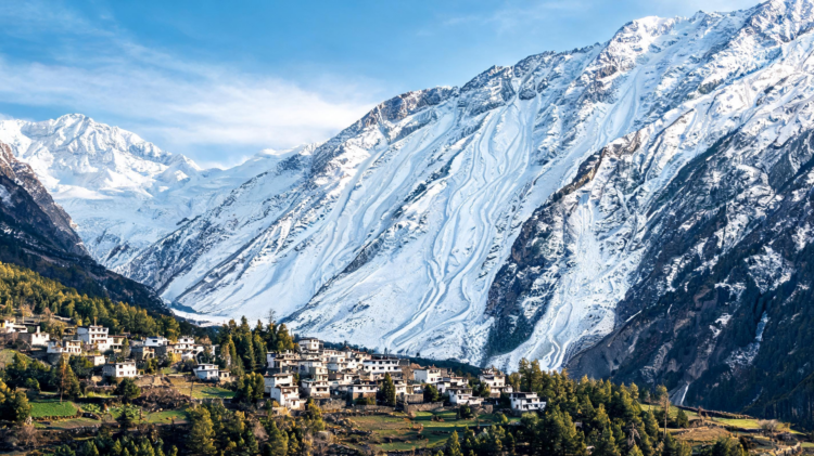 Mapping the Himalayan Slopes Behind Mana Village’s Avalanche Risk