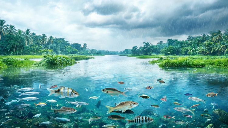 Oxygen and Monsoon Cycles Shape Fish Diversity in Bangladesh River
