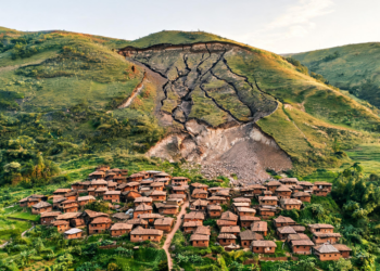 Drone Mapping Reveals Hidden Slope Instability Above Indian Hamlet
