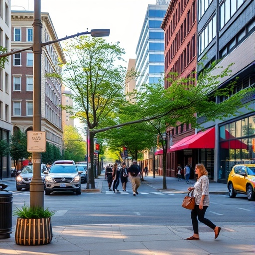 Study finds people favor urban streets designed for pedestrians over cars