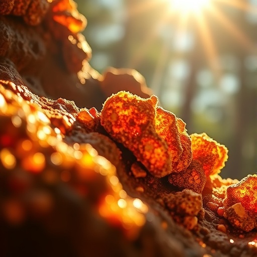 Sunlight Reveals How Iron Minerals Interact with Dissolved Organic Matter