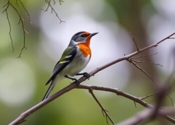 Temperature shapes how birds respond to changing forest cover