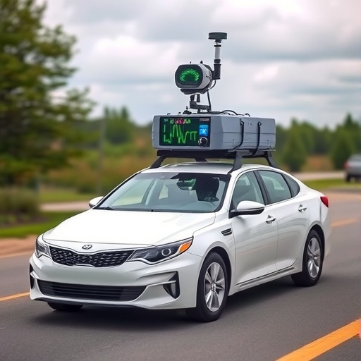 Vehicle-mounted spectroscopy system detects methane in real time