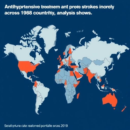 Antihypertensive treatment prevents strokes unevenly across 198 countries, analysis shows