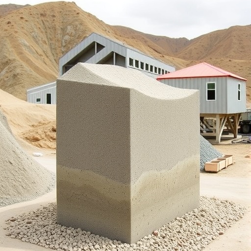 Discrete element study of self-compacting concrete with lead-zinc tailings sand