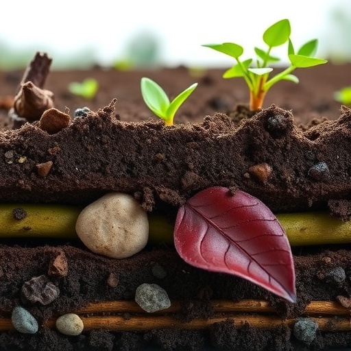 Dissolved inorganic carbon disrupts mineral-bound organic matter in soils