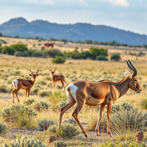Human pressure and terrain shape goitered gazelle habitats across management zones