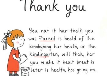 Kindergarten Teachers Reflect on Parent Thank-You Letters and Relationships