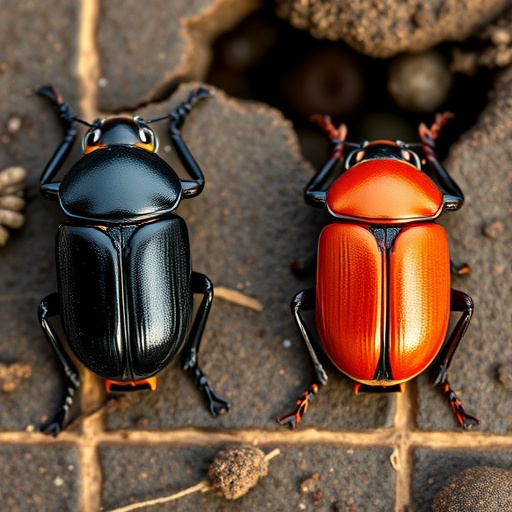 Male burying beetles carry more mites than females, regardless of size.