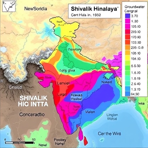 Mapping groundwater pollution and health risks in India’s Shivalik Himalaya