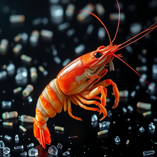 Microplastics detected in farmed prawns from India using machine learning