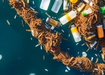 Microplastics vary over time near Indonesian seaweed farms and nearby coasts