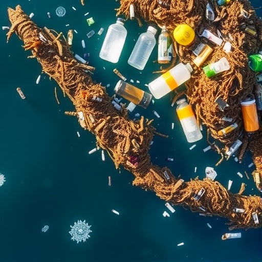 Microplastics vary over time near Indonesian seaweed farms and nearby coasts