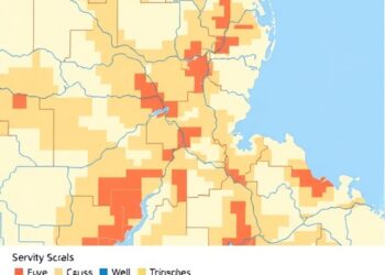 Reading flood scars to build a data-driven severity scale