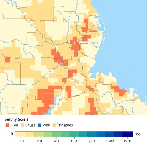 Reading flood scars to build a data-driven severity scale