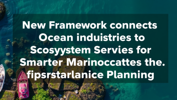 New Framework Connects Ocean Industries to Ecosystem Services for Smarter Maritime Planning