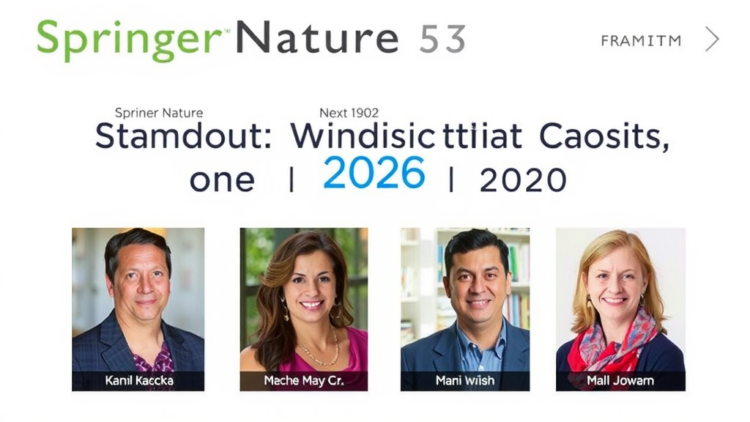 Springer Nature Honors Standout Editors With 2026 Distinction Awards