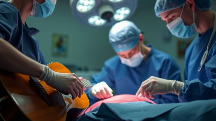 Music During Surgery Calms Stress Responses in Living Liver Donors