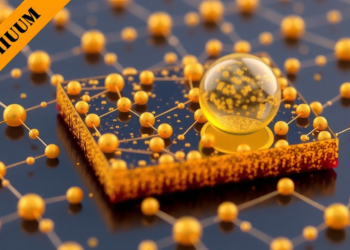 Gold Nanospheres and Grated CdS Layers Push Polymer Solar Cell Efficiency Toward 44%