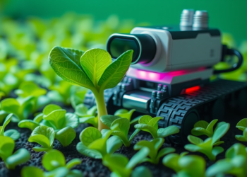 Robot Rover Fuses Depth and Multispectral Imaging to Digitally Twin Lettuce Seedlings in 3D