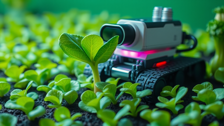 Robot Rover Fuses Depth and Multispectral Imaging to Digitally Twin Lettuce Seedlings in 3D