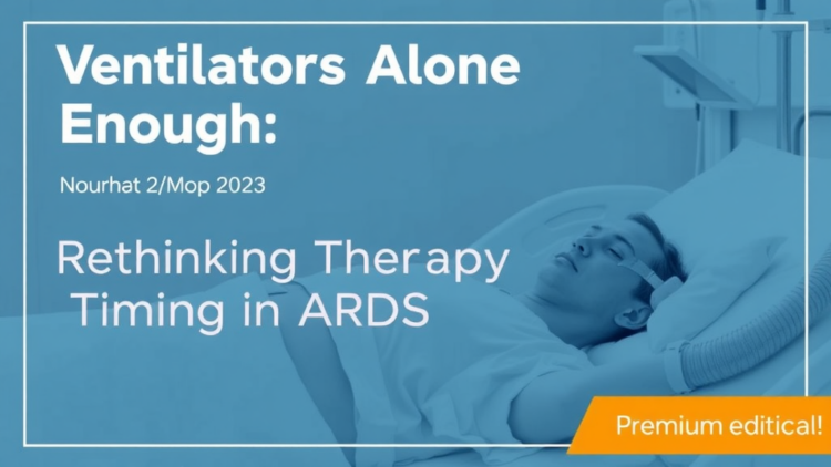 Ventilators Alone Aren’t Enough: Rethinking Therapy Timing in ARDS