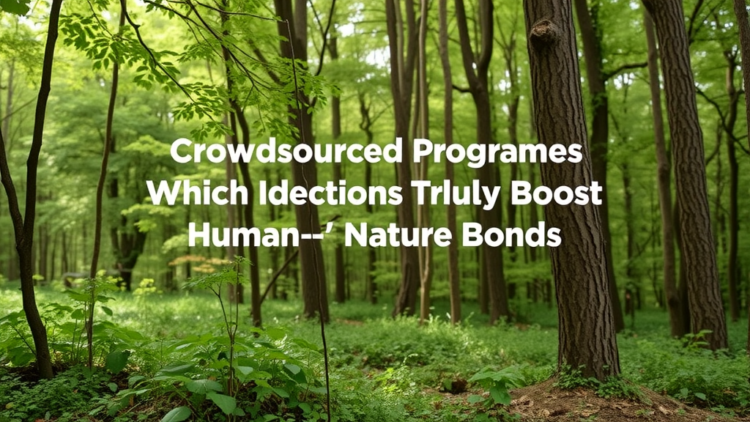 Crowdsourced Data Tool Reveals Which Nature Programs Truly Boost Human-Nature Bonds