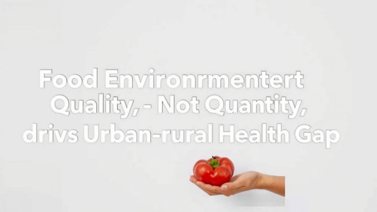 Food Environment Quality, Not Quantity, Drives Urban-Rural Health Gap