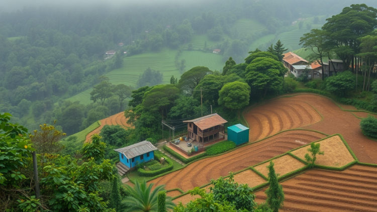 Forest Cover Shields Sikkim Himalayan Soils as Monsoon Rains Strip Steep Farmland