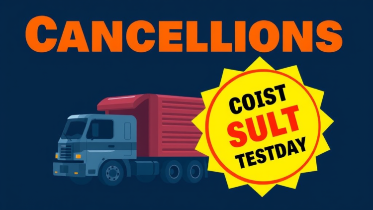 GPT-4o Ranks Freight Cancellations Well but Fails the Cost Test