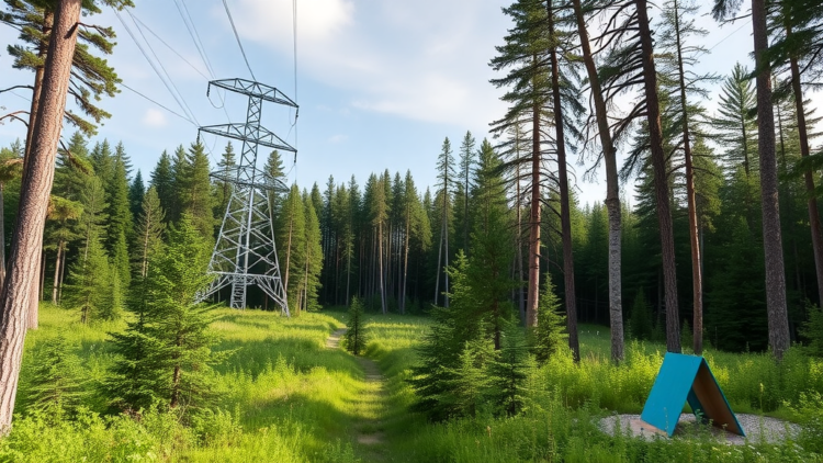 Power Line Corridors Reshape Plant Functional Diversity in Eastern Canadian Forests