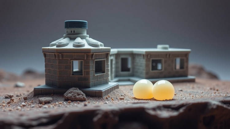 Yeast-Powered 3D Printing Could Build Homes on Mars From Martian Rock and Gelatin