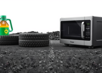Waste Cooking Oil and Microwaves Transform Scrap Tires Into Better Asphalt