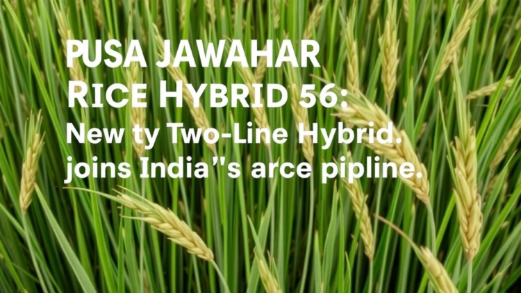 Pusa Jawahar Rice Hybrid 56: New Two-Line Hybrid Joins India’s Rice Pipeline