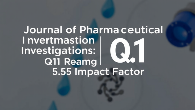 Journal of Pharmaceutical Investigation Earns Q1 Ranking With 5.5 Impact Factor
