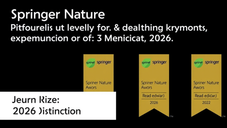 Springer Nature Honors Standout Editors With 2026 Distinction Awards
