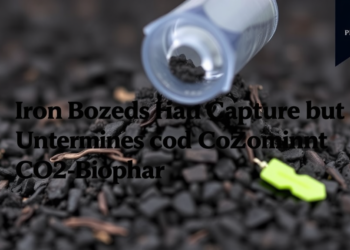 Iron Boosts Heavy-Metal Capture but Undermines CO₂ Uptake in Biochar