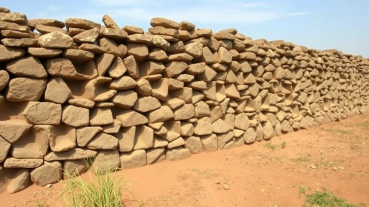 Ancient Honeycomb Stone Walls Slash Erosion and Boost Sorghum Yields in Benin
