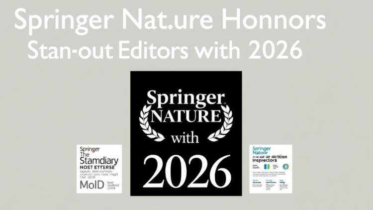 Springer Nature Honors Standout Editors With 2026 Awards