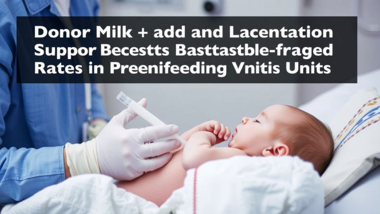 Donor Milk and Lactation Support Boost Breastfeeding Rates in Preemie Units
