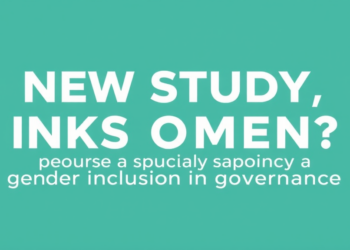 New Study Links Productive Capacity to Gender Inclusion in Governance