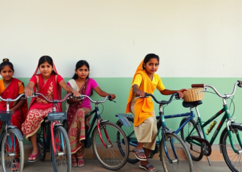 Bicycles and Cash Keep Indian Girls in School, but Gaps Persist, Review Finds