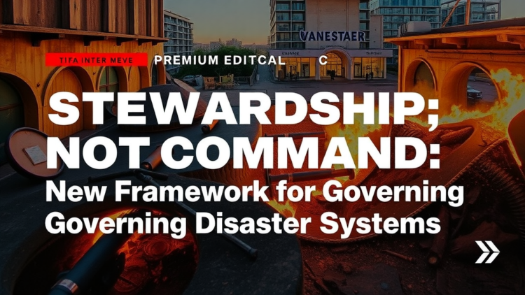Stewardship, Not Command: New Framework for Governing Disaster Systems