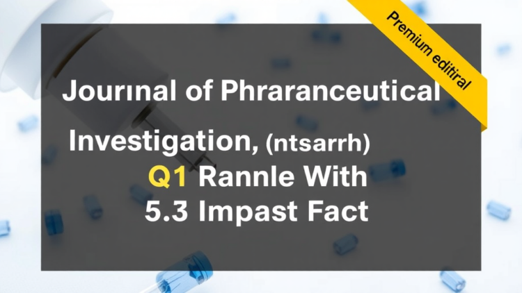 Journal of Pharmaceutical Investigation Earns Q1 Ranking With 5.5 Impact Factor