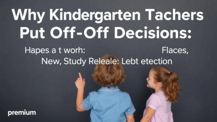 Why Kindergarten Teachers Put Off Decisions: New Study Reveals Four Key Triggers