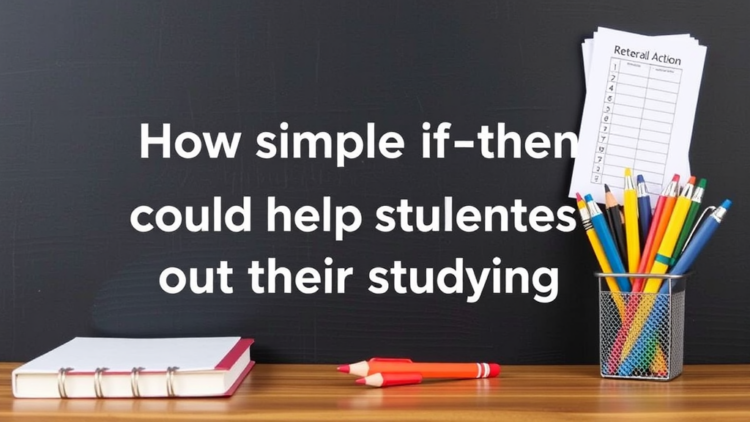 How Simple If-Then Plans Could Help Students Space Out Their Studying
