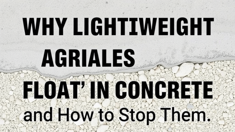 Why Lightweight Aggregates Float in Concrete and How to Stop Them