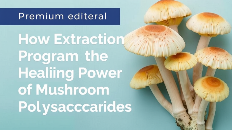 How Extraction Methods Program the Healing Power of Mushroom Polysaccharides